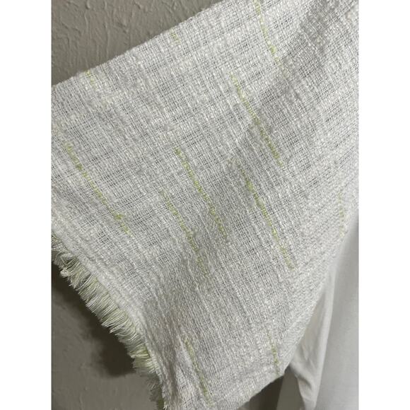 Ryegrass Textured Sleeve ivory Neutral Coastal Top Large - Picture 5 of 7